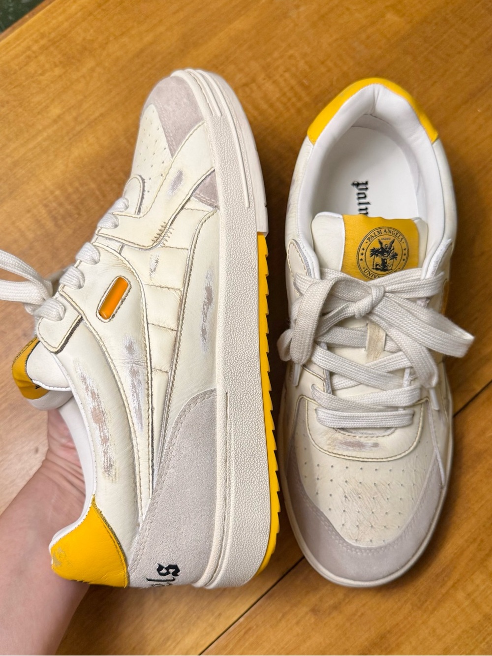 New Palm Angels University Low Top Sneaker Men 11 PMIA07